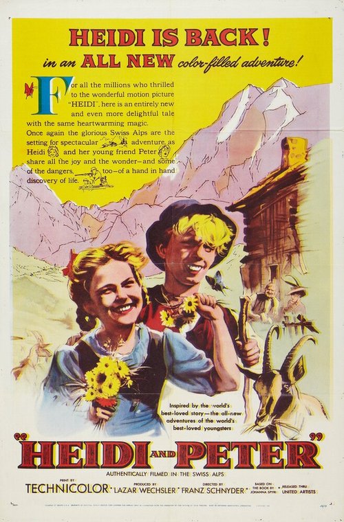 Смотреть фильм Хайди и Петер / Heidi und Peter (1955) онлайн в хорошем качестве SATRip