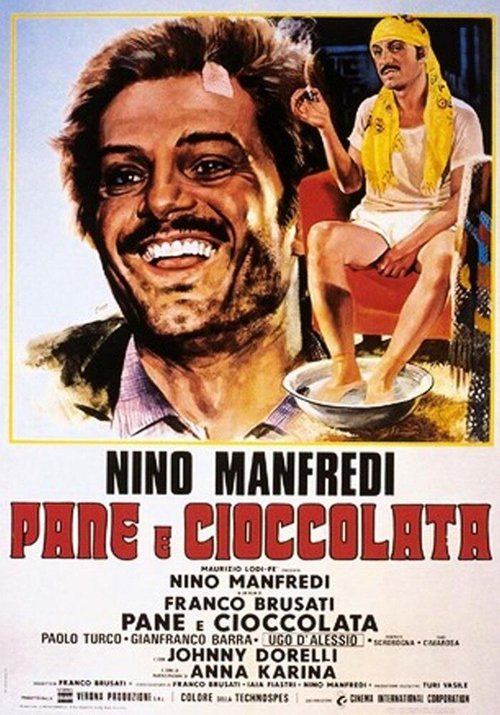 Смотреть фильм Хлеб и шоколад / Pane e cioccolata (1973) онлайн в хорошем качестве SATRip