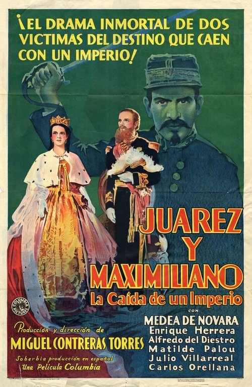 Смотреть фильм Хуарес и Максимилиано / Juárez y Maximiliano (1934) онлайн в хорошем качестве SATRip