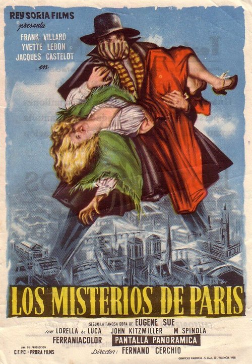 Смотреть фильм I misteri di Parigi (1957) онлайн в хорошем качестве SATRip