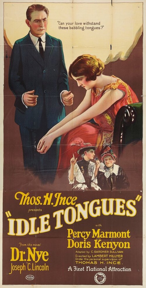 Смотреть фильм Idle Tongues (1924) онлайн в хорошем качестве SATRip