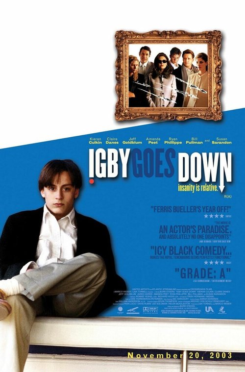 Смотреть фильм Игби идет ко дну / Igby Goes Down (2002) онлайн в хорошем качестве HDRip
