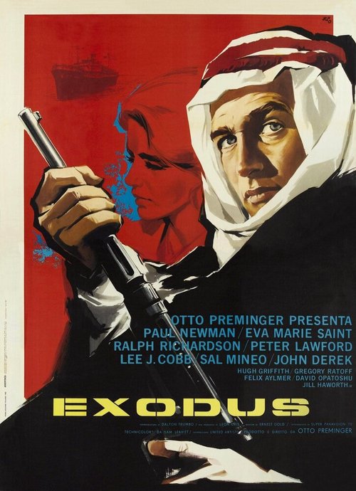 Смотреть фильм Исход / Exodus (1960) онлайн в хорошем качестве SATRip