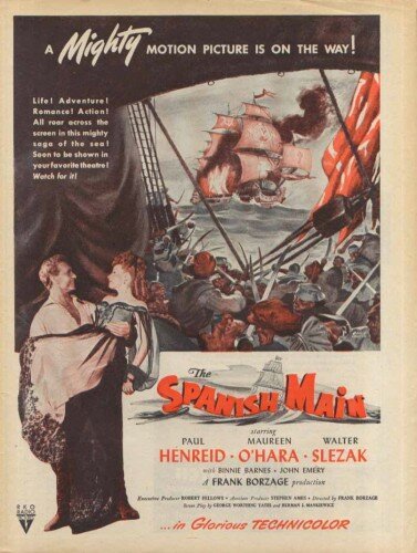 Смотреть фильм Испанские морские владения / The Spanish Main (1945) онлайн в хорошем качестве SATRip