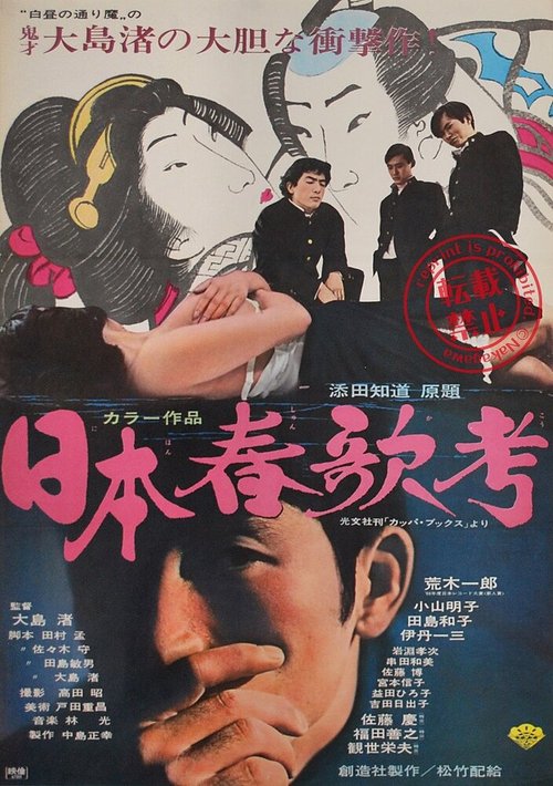 Смотреть фильм Исследование непристойных песен Японии / Nihon shunka-kô (1967) онлайн в хорошем качестве SATRip
