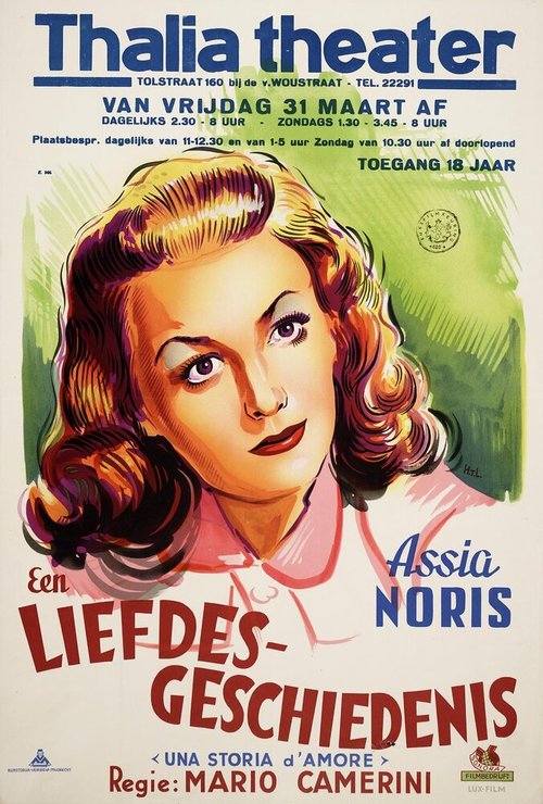 Смотреть фильм История одной любви / Una storia d'amore (1942) онлайн в хорошем качестве SATRip