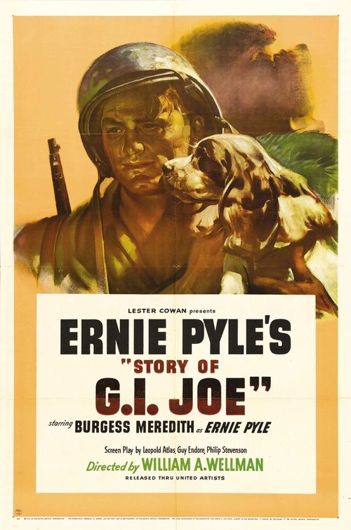 Смотреть фильм История рядового Джо / Story of G.I. Joe (1945) онлайн в хорошем качестве SATRip