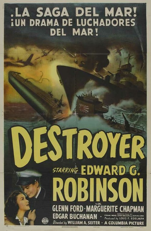 Смотреть фильм Истребитель / Destroyer (1943) онлайн в хорошем качестве SATRip
