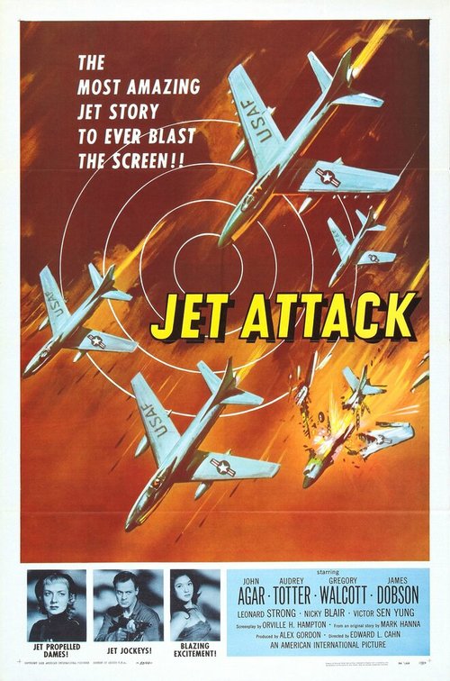 Смотреть фильм Jet Attack (1958) онлайн в хорошем качестве SATRip