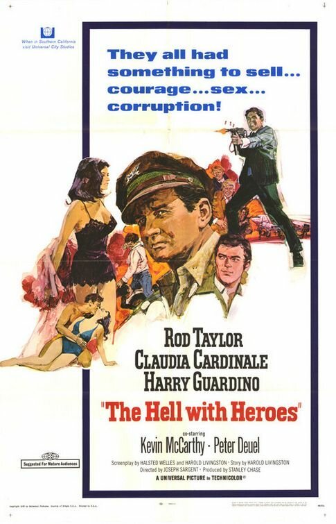 Смотреть фильм К черту героев / The Hell with Heroes (1968) онлайн в хорошем качестве SATRip