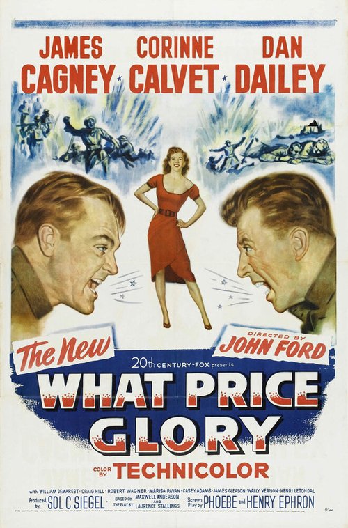 Смотреть фильм Какова цена славы / What Price Glory (1952) онлайн в хорошем качестве SATRip