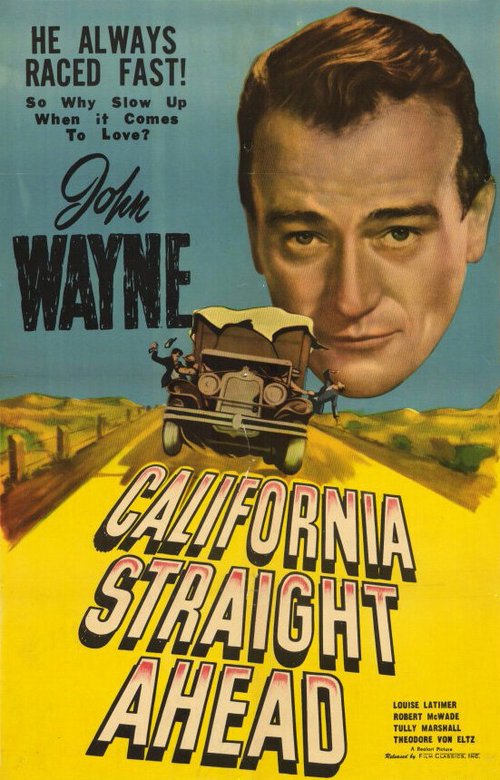 Смотреть фильм Калифорния прямо впереди / California Straight Ahead! (1937) онлайн в хорошем качестве SATRip