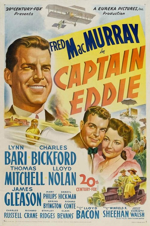 Смотреть фильм Капитан Эдди / Captain Eddie (1945) онлайн в хорошем качестве SATRip