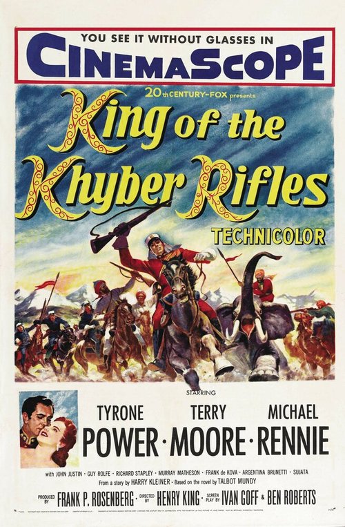 Смотреть фильм Капитан Хайберских стрелков / King of the Khyber Rifles (1953) онлайн в хорошем качестве SATRip