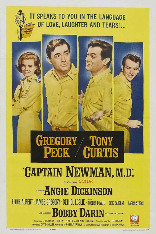 Смотреть фильм Капитан Ньюмэн, доктор медицины / Captain Newman, M.D. (1963) онлайн в хорошем качестве SATRip