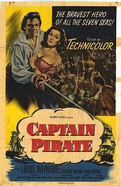 Смотреть фильм Капитан-пират / Captain Pirate (1952) онлайн в хорошем качестве SATRip