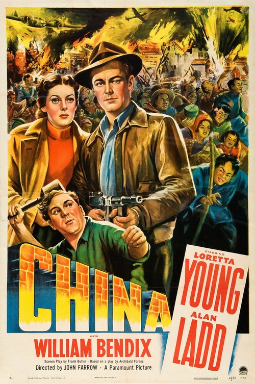 Смотреть фильм Китай / China (1943) онлайн в хорошем качестве SATRip