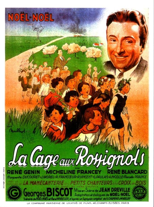 Смотреть фильм Клетка для соловья / La cage aux rossignols (1945) онлайн в хорошем качестве SATRip