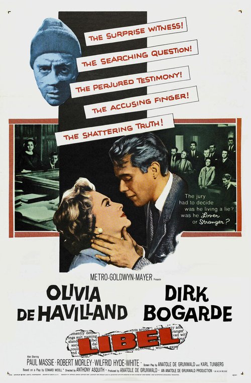 Смотреть фильм Клевета / Libel (1959) онлайн в хорошем качестве SATRip