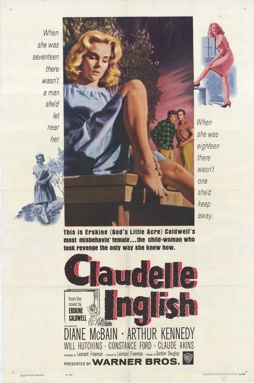Смотреть фильм Клодель Инглиш / Claudelle Inglish (1961) онлайн в хорошем качестве SATRip
