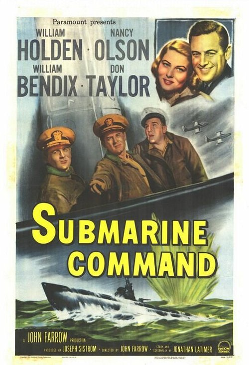 Смотреть фильм Команда субмарины / Submarine Command (1951) онлайн в хорошем качестве SATRip