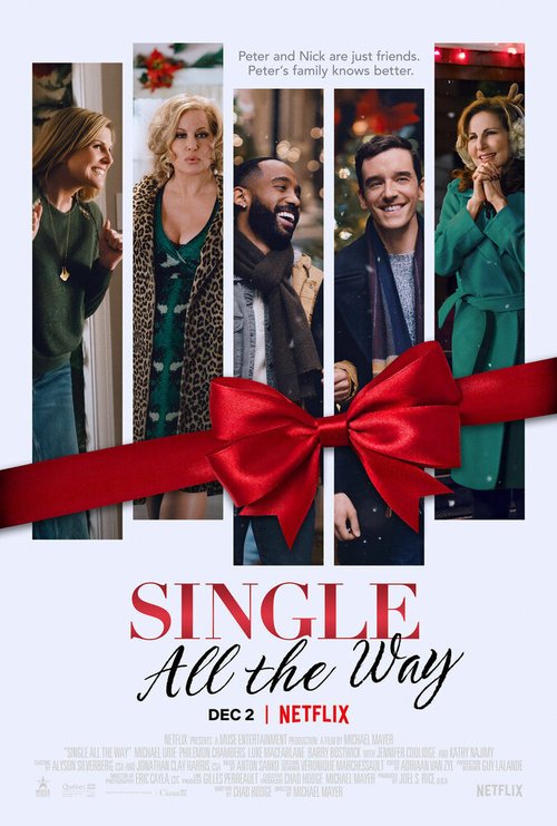 Смотреть фильм Компания на праздники / Single All the Way (2021) онлайн в хорошем качестве HDRip