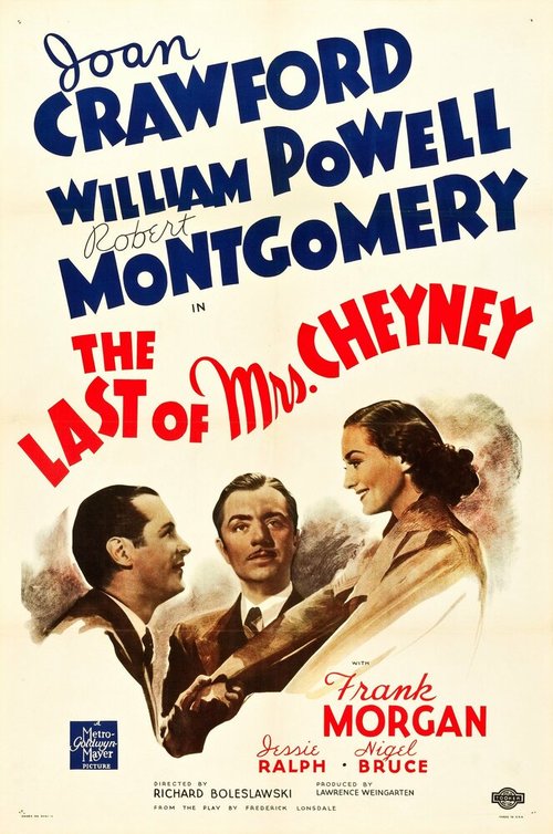 Смотреть фильм Конец миссис Чейни / The Last of Mrs. Cheyney (1937) онлайн в хорошем качестве SATRip