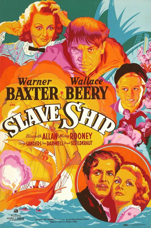 Смотреть фильм Корабль рабов / Slave Ship (1937) онлайн в хорошем качестве SATRip