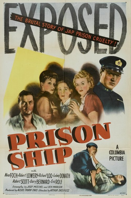 Смотреть фильм Корабль-тюрьма / Prison Ship (1945) онлайн в хорошем качестве SATRip