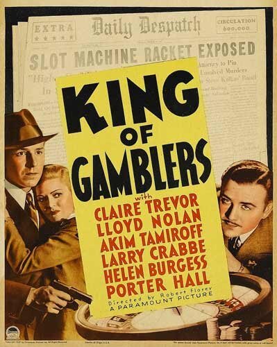 Смотреть фильм Король азарта / King of Gamblers (1937) онлайн в хорошем качестве SATRip