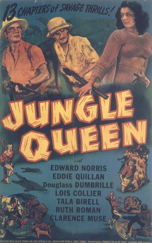 Смотреть фильм Королева джунглей / Jungle Queen (1945) онлайн в хорошем качестве SATRip