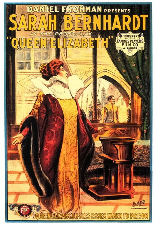 Смотреть фильм Королева Елизавета / Les amours de la reine Élisabeth (1912) онлайн в хорошем качестве SATRip