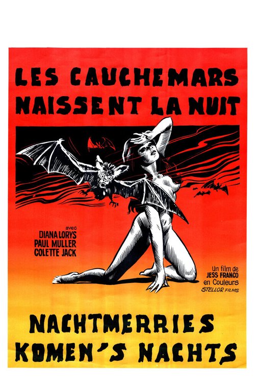 Смотреть фильм Кошмары приходят ночью / Les cauchemars naissent la nuit (1972) онлайн в хорошем качестве SATRip