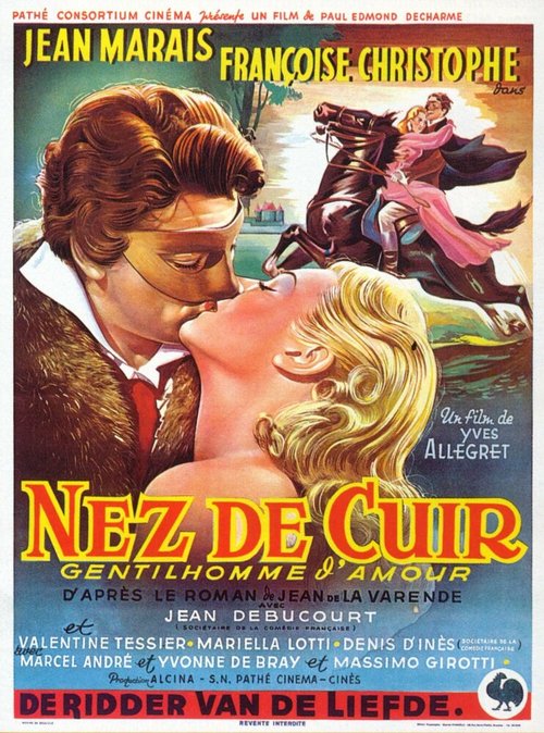 Смотреть фильм Кожаный нос / Nez de cuir (1952) онлайн в хорошем качестве SATRip