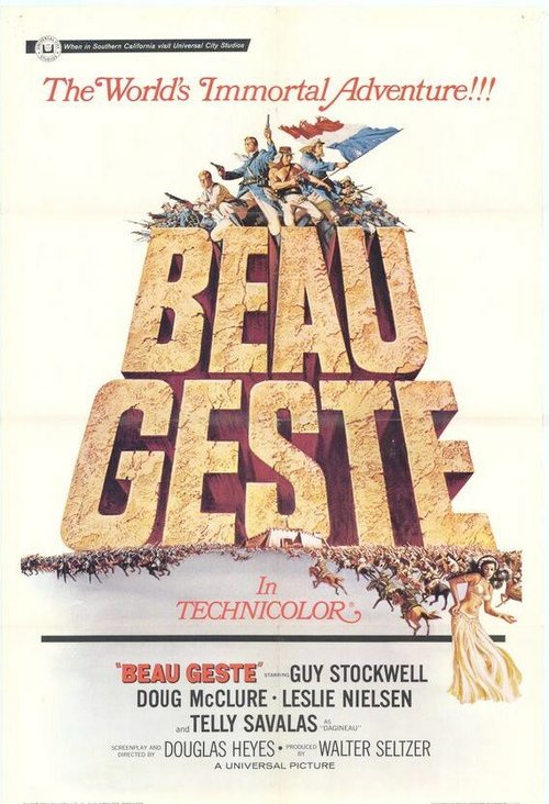 Смотреть фильм Красавчик Жест / Beau Geste (1966) онлайн в хорошем качестве SATRip