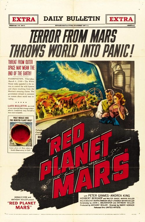 Смотреть фильм Красная планета Марс / Red Planet Mars (1952) онлайн в хорошем качестве SATRip
