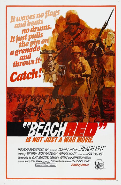 Смотреть фильм Красный берег / Beach Red (1967) онлайн в хорошем качестве SATRip