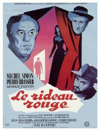 Смотреть фильм Красный занавес / Le rideau rouge (1952) онлайн в хорошем качестве SATRip