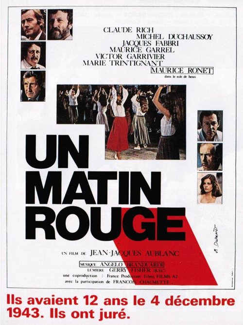 Смотреть фильм Красное утро / Un matin rouge (1982) онлайн в хорошем качестве SATRip