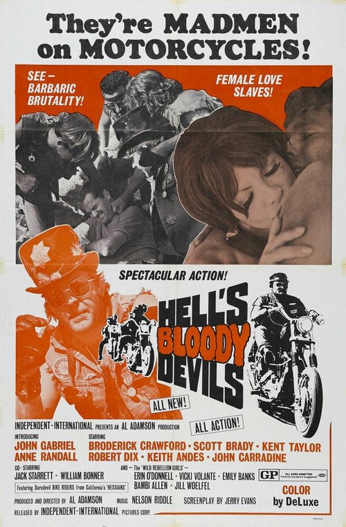 Смотреть фильм Кровавые ангелы ада / Hell's Bloody Devils (1970) онлайн в хорошем качестве SATRip