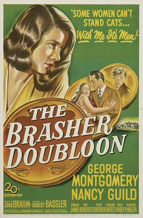 Смотреть фильм Кровавые деньги / The Brasher Doubloon (1947) онлайн в хорошем качестве SATRip