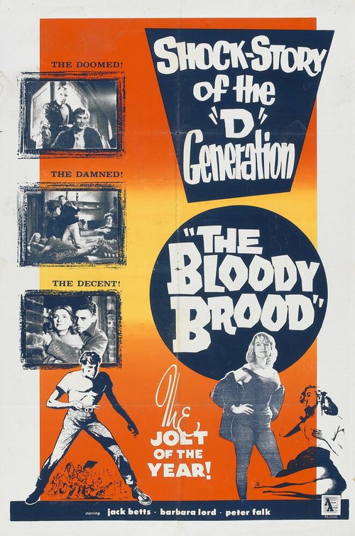 Смотреть фильм Кровавый выводок / The Bloody Brood (1959) онлайн в хорошем качестве SATRip