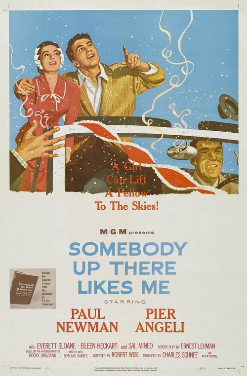 Смотреть фильм Кто-то там наверху любит меня / Somebody Up There Likes Me (1956) онлайн в хорошем качестве SATRip
