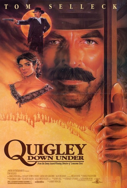 Смотреть фильм Куигли в Австралии / Quigley Down Under (1990) онлайн в хорошем качестве HDRip