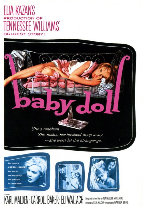 Смотреть фильм Куколка / Baby Doll (1956) онлайн в хорошем качестве SATRip
