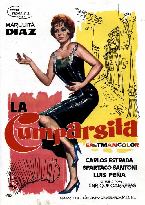 Смотреть фильм Кумпарсита / La cumparsita (1961) онлайн в хорошем качестве SATRip