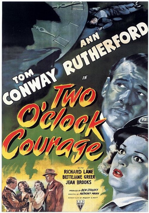 Смотреть фильм Кураж в два часа / Two O'Clock Courage (1945) онлайн в хорошем качестве SATRip