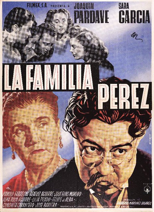 Смотреть фильм La familia Pérez (1949) онлайн в хорошем качестве SATRip