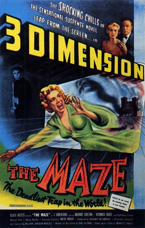 Смотреть фильм Лабиринт / The Maze (1953) онлайн в хорошем качестве SATRip
