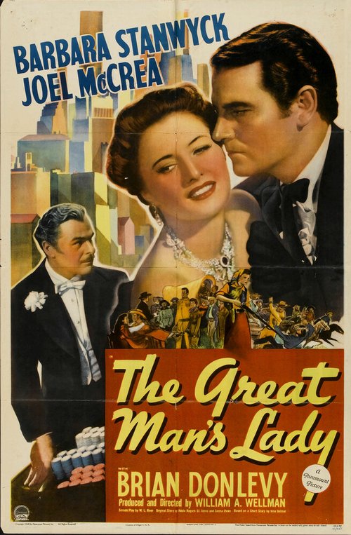 Смотреть фильм Леди Великого человека / The Great Man's Lady (1941) онлайн в хорошем качестве SATRip